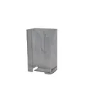 image of Carlisle G0803 Disposable Glove Dispenser, Clear Plastic, 4" L x 5-3/4" W x 10" H, 1 Box Capacity