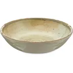 image of Carlisle GA5500370 - 8" Beige Melamine Bowl, 24‑27 oz, Stackable Rim, Dishwasher Safe, NSF, BPA‑Free