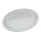 image of Carlisle KL11602 - 10" White Melamine Dinner Plate, Narrow Rim, NSF Certified, BPA Free