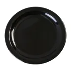 image of Carlisle KL20403 Kingline™ Pie Plate, 6½" Black Melamine, Narrow Rim, Dishwasher Safe, NSF, BPA‑Free