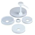 image of Carlisle P7310 San Jamar Economy Condiment Pump Kit, 1 oz/stroke, 5" Dip Tube, White