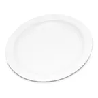 image of Carlisle PCD20602 - 6.5" Polycarbonate Plate, Narrow Rim, 6-7" Round, Dishwasher Safe, NSF