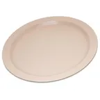 image of Carlisle PCD21025 - 10" Tan Polycarbonate Plate, Narrow Rim, Dishwasher Safe, Certified - 1/Each