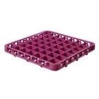 image of Carlisle RE49C89 OptiClean Divided Glass Rack Extender, Full-Size 49-Compartment (2-3/8" x 2-3/8"), Lavender Textured Polypropylene with NSF Certification