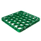 image of Carlisle REW30SC09 OptiClean NeWave Glass Rack Extender, Full-Size 30-Compartment Green Double-Wall Reinforced Polypropylene with Textured Finish, 1.57" Inside Height