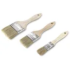 image of Concasse MCACCBR3M Pastry Brush - 3"-4" Bristle Width, Wooden Handle, Smallwares Baking Tool