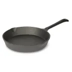 image of Concasse MCACCCOM07 Cast Iron Round 10" Sizzle Server with Handle - 1/Each