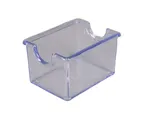 image of Concasse MCACCDA01 Sweetener Packet Holder, Clear Plastic Caddy for Sugar Packets, Tabletop Organizer