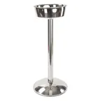 image of Concasse MCACCHS4LC Wine Bucket Stand, Stainless Steel Silver, 12" Diameter, 2-Quart Capacity