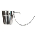 image of Concasse MCACCHS4LE - 4L Stainless Steel Wine Bucket, Silver Finish, Stand‑Only Design for Bar Service