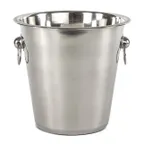 image of Concasse MCACCHT4L Wine Bucket Cooler, 4-Liter (4 Quart) Stainless Steel, Premium Bar Service