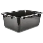 image of Concasse MCC52661N Black Tote Box, 20"W x 15"D x 7"H, Plastic Construction