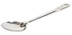 image of Concasse MCCAI21L Solid Serving Spoon, 21", Stainless Steel Handle, Non-Insulated, One-Piece