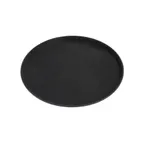 image of Concasse MCCHA14N Non-Slip Serving Tray, 14" Round, Black, Rubber Plastic