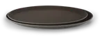 image of Concasse MCCHA2429 Oval Non-Slip Serving Tray, 24" x 29", Brown, Rubber Plastic