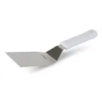 image of Concasse MCEAT060 Stainless Steel Turner, 5" x 3", Rectangular, Nylon Handle, White