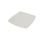 image of Concasse MCPLMCP21B Square Melamine Plate, 8"-3/10 x 4/5" Premium White, Flat Reusable Dinnerware