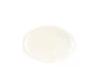 image of Concasse MCPLMO13B Oval Melamine Dinner Plate 13-3/10" White, Durable Reusable Plastic Tableware