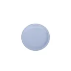 image of Concasse MCPLMR20B - 8" Round Melamine Plate, White, 8" Diameter, Reusable Plastic Dinnerware