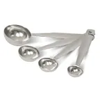 image of Concasse MCTAZAI03 Stainless Steel Measuring Spoon Set, 4 Pieces - 4/Set