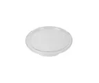 image of Concasse MCTRRL3 Red Polycarbonate Food Storage Container Lid, Round, 6-8 Quarts
