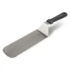 image of Concasse MCV075 Stainless Steel Solid Turner, 7" Blade, Rectangular, Plastic Handle