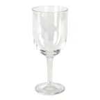 image of Concasse MCVCPOL09 - 9 oz Clear Polycarbonate Wine Cup, Reusable Plastic Barware