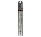 image of Cooper-Atkins 329-0-8 Deep Fry Thermometer, Paddle, 12-1/2" Steel Glass Tube, 100‑400°F - 36/Carded