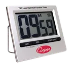 image of Cooper-Atkins TW3-0-8 Digital Timer, 2-1/2" x 1-1/2" LCD, Water‑Resistant, Stainless Steel - 36/Case