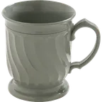 image of Dinex DX300084 - Plastic Mug, 8 oz, Sage Green Turnbury® Finish, Polypropylene, 48/Case