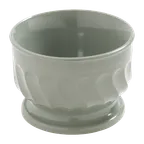 image of Dinex DX320084 Insulated Double-Wall Plastic Bowl, 5 oz, Sage Green Turnbury, - 48/Case