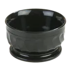image of Dinex DX330003 - Insulated Double‑Wall Pedestal Bowl, 9 oz Onyx Black Turnbury® Finish, 48/Case