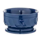 image of Dinex DX330050 - Insulated Double‑Wall Pedestal Bowl, 9 oz, Turnbury® Midnight Blue - 48/Case