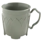image of Dinex DX500084 - 8 oz Green Mug, Insulated Ozone‑Safe Foam, Dishwasher Safe PP, BPA Free