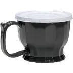 image of Dinex DX9000B03 - Tropez® Convection Thermalization 8 oz Onyx Polypropylene Cup, High‑Temp, 48/Case