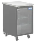 image of Hubert 81570 Kratos Back Bar Cooler, 7.8 cu ft, 23.5"W×30.75"D×38.75"H, Stainless Steel, 1/4 HP 115V