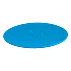 image of Lodge AS7DT36 Trivet, 7‑1/4" Round Silicone, Blue Finish, Heat Guard 525°F Surface, BPA‑Free