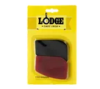 image of Lodge SCRAPERPK Bowl/Pan Scraper, 2-Piece Pack, Durable Polycarbonate, Red & Black