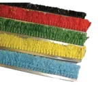 image of Omcan USA 10797 Parsley Runner Divider, 2" x 30" Black Clip-On for Commercial Display Cases