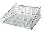 image of Quantum 1647HBC - Display Basket, 17-7/8" W x 48" D x 7-1/2" H, Chrome Mesh, 125lb Capacity