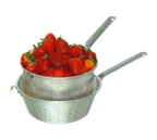 image of Town 37910H Pasta Strainer, 10" dia, Aluminum Construction with Handle and Hook