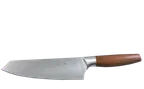 image of Town 47410/DZ Zhang Xiao Quan Chef's Knife, 7-1/2" x 2" 12-1/2" OA, Steel, Wood Handle - 1 Dozen