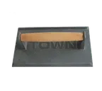 image of Town 48690 Heavy-Duty Cast Iron Steak Weight Grill Press, 9-1/2" x 5-4/5" x 2-3/4"