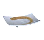 image of Town J1-1897 Rectangular China Serving Platter, 7½" x 4½", Sands of Goa Finish, 1 Dozen