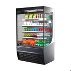 image of Federal Industries VFSS4860S 48" 3-in-1 Multifunctional Merchandiser, Stainless Steel Interior, Adjustable Shelves