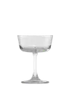 image of Mikasa O-1019064 Onis Classic Bar Glass, 5.5 oz., 3.46" dia., Square Coupe, Soda Lime Glass