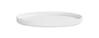 image of Cal-Mil 24126-9-15PLATE Bento Sushi Box, Round 9"x9"x1" White Melamine Plastic, Dishwasher Safe