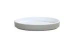 image of Cal-Mil 24127-5-102PLATE Bento Sushi Box, Round 5"W x 5"D x 1"H Plate, Ash Gray Melamine Plastic