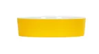 image of Cal-Mil 24128-7-42BOWL Sushi Box, Round 7"W x 7"D x 2"H Melamine Bowl, Yellow, Dishwasher Safe
