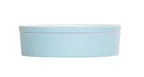 image of Cal-Mil 24129-10-127BOWL Bento Sushi Box, 10"x10"x2" Ocean Blue Melamine Plastic, Dishwasher Safe